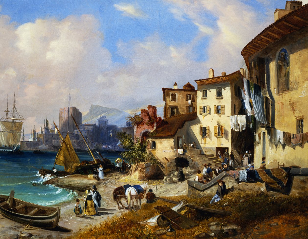 Normandiet landsby af Giuseppe Comella