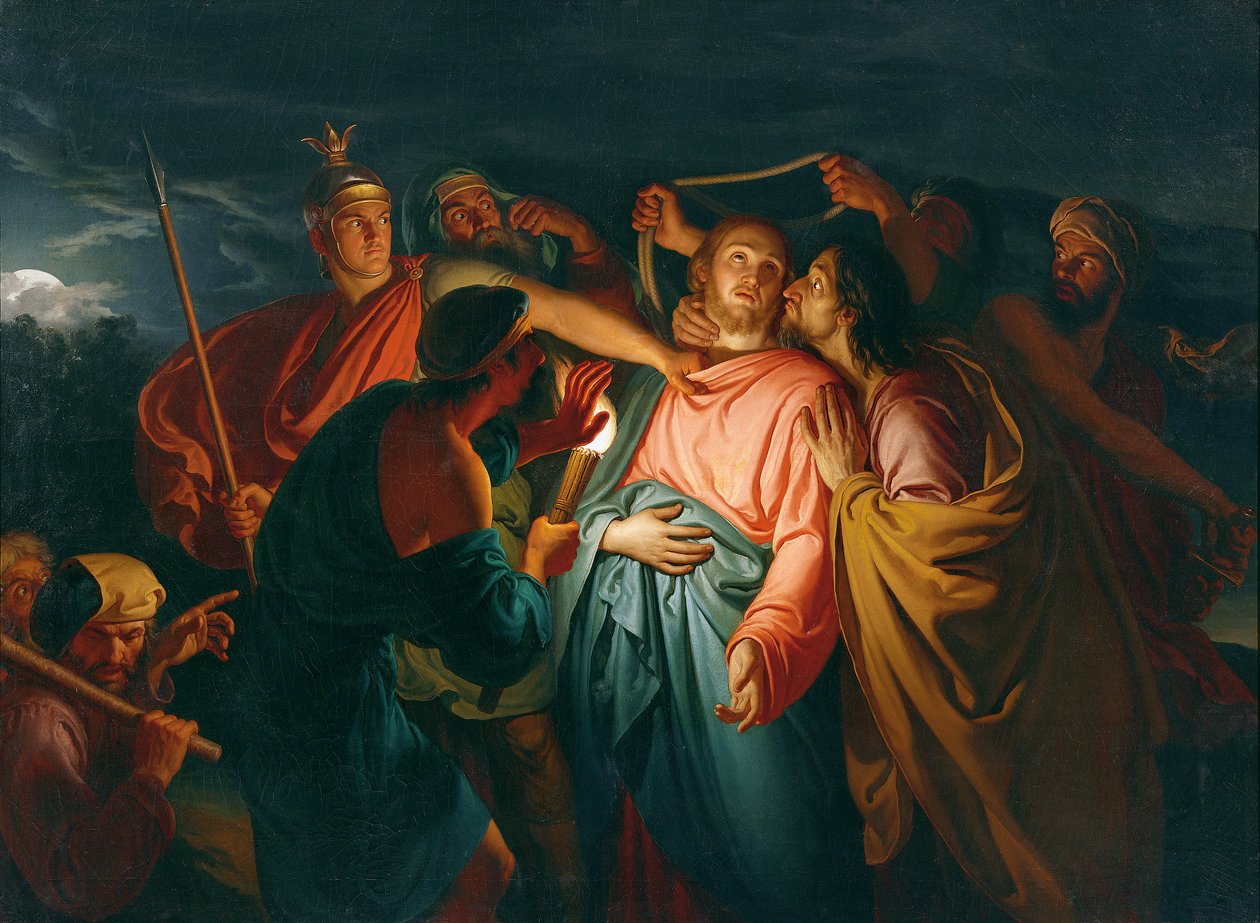 Judas Kysset af Giuseppe Diotti