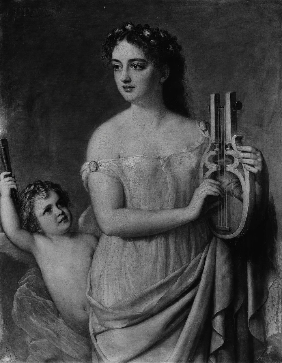 Erato, 1869 af Giuseppe Fagnani