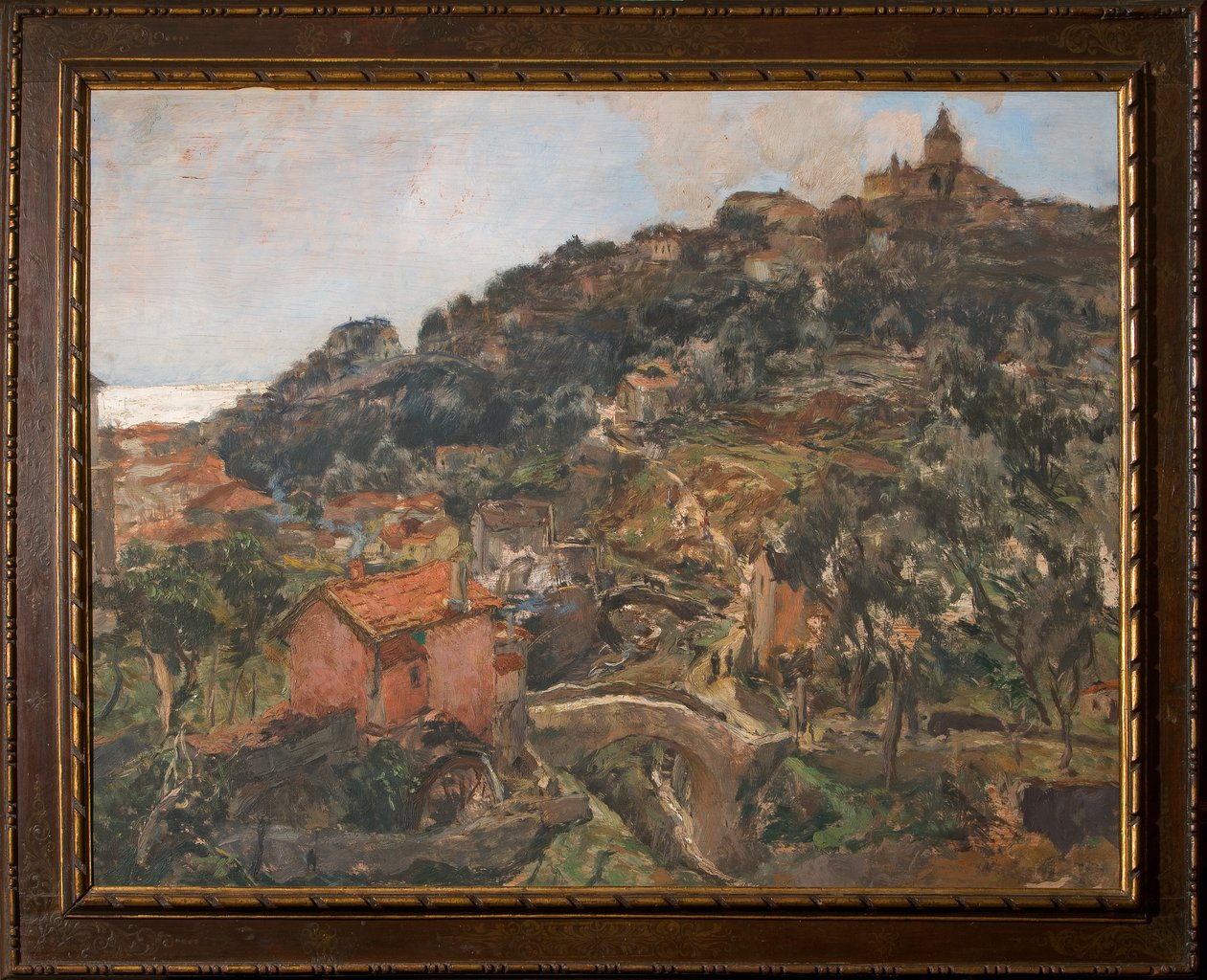 Sanremo (olie på krydsfiner) af Giuseppe Graziosi