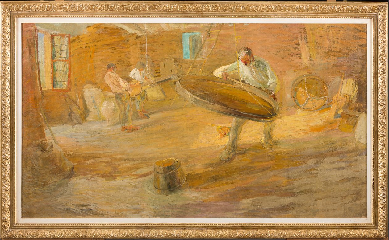 Si (olie på lærred) af Giuseppe Graziosi