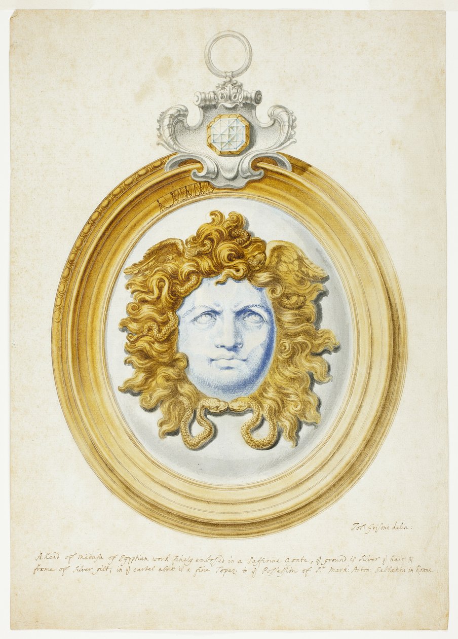 Medusas hoved (Sabbatini-samlingen, Rom) af Giuseppe Grisoni