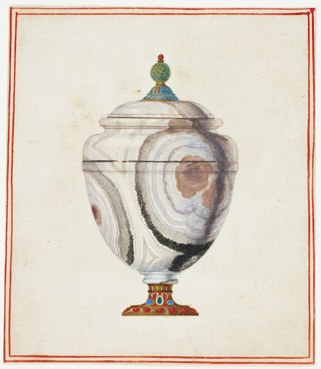 Urne af sten af Giuseppe Grisoni