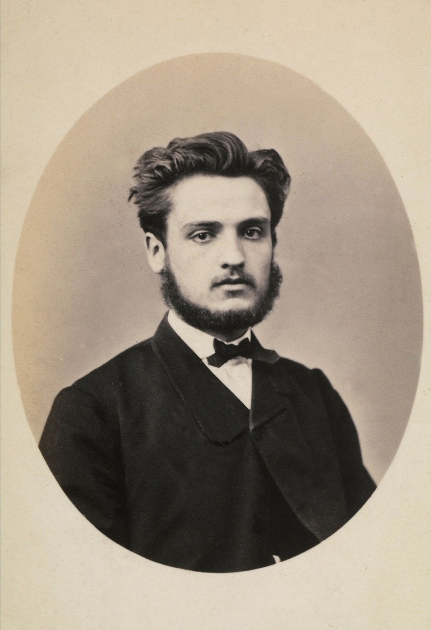 Portræt af den franske fotograf Gustave Eugene Chauffourier af Giuseppe Incorpora