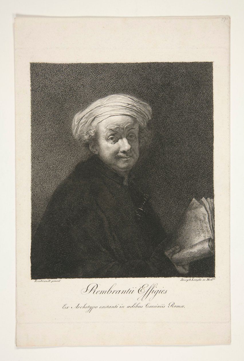 Rembrandt II-billeder af Giuseppe Longhi