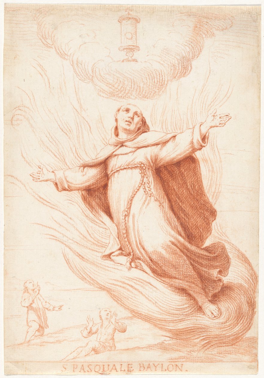 Der heilige Paschal Baylon in Ekstase af Giuseppe Maria Crespi
