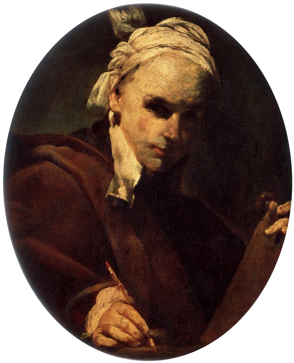 Selvportræt, c1700. af Giuseppe Maria Crespi