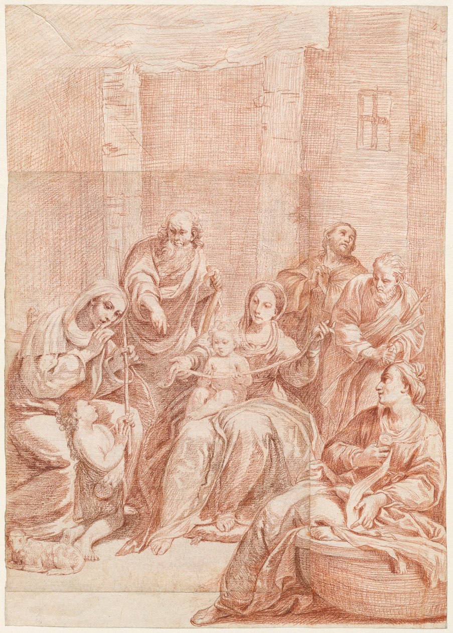 Den hellige familie af Giuseppe Maria Crespi