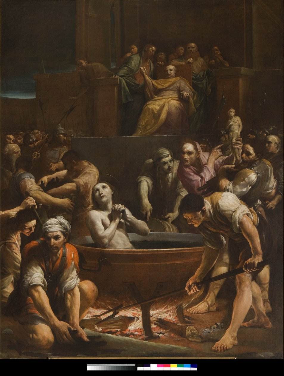 The Martyrium of Saint John the Evangelist, c.1715 af Giuseppe Maria Crespi