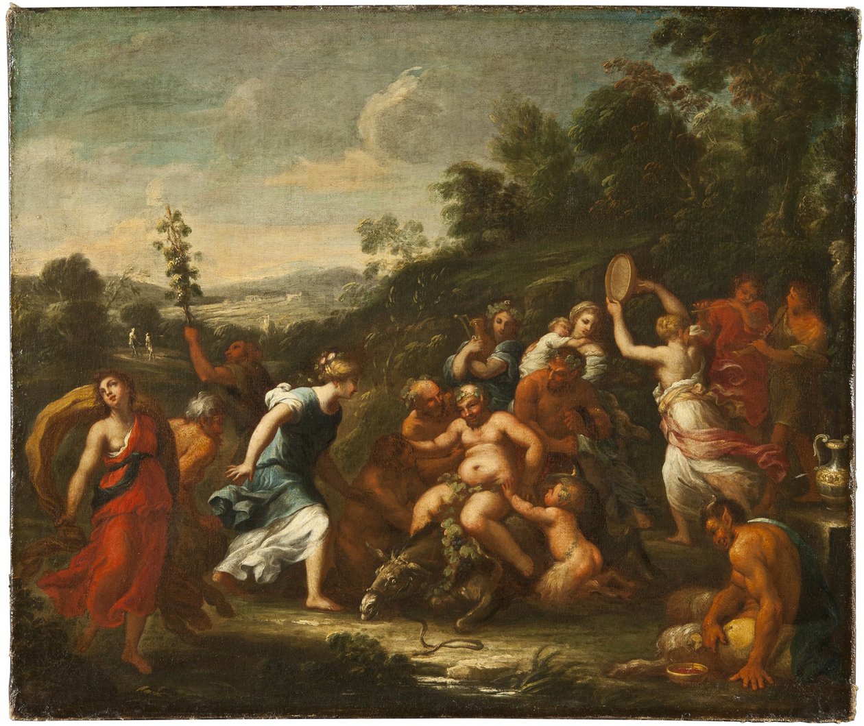 Der Triumph des Silenus af Giuseppe Maria Crespi