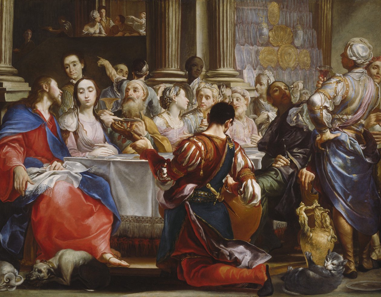 Brylluppet i Cana, ca. 1686 af Giuseppe Maria Crespi