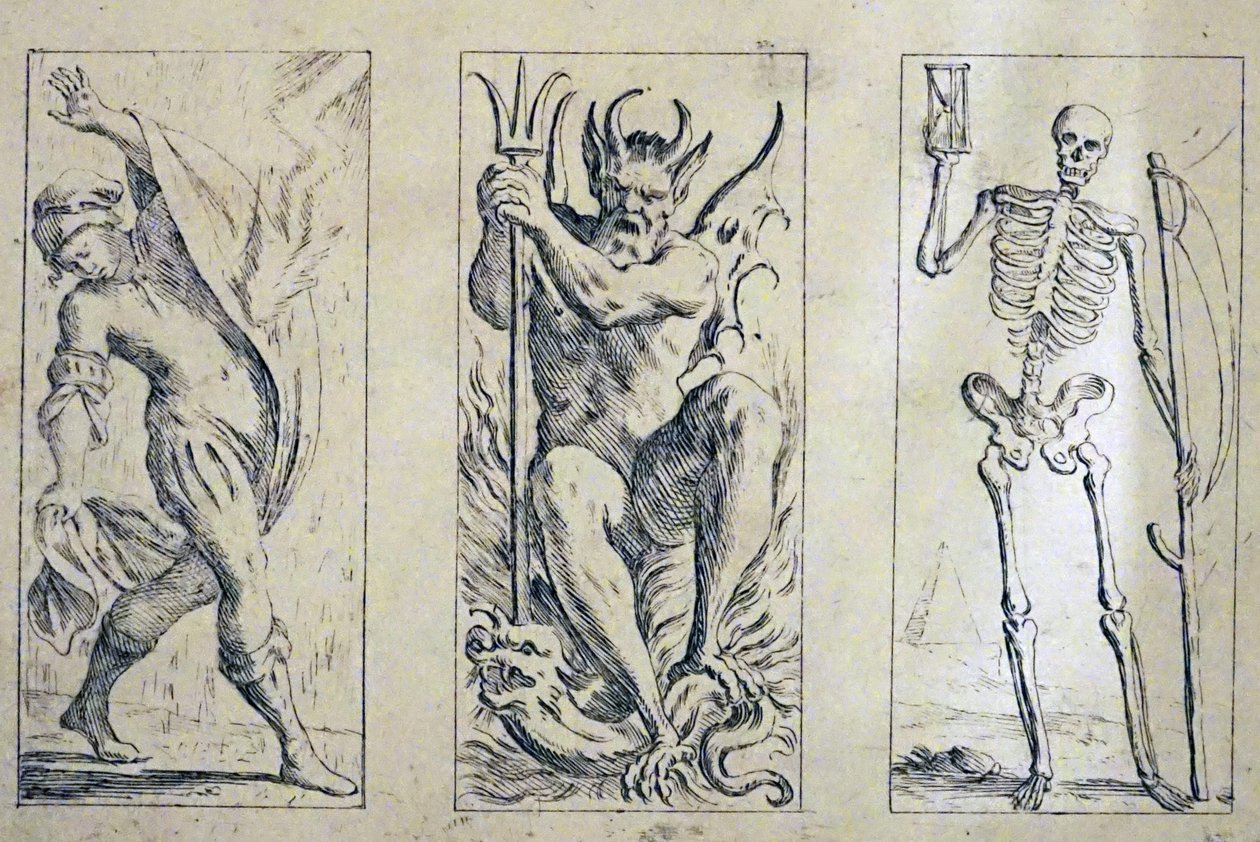 Tarotkort fra det 17. århundrede af Giuseppe Maria Mitelli af Giuseppe Maria Mitelli
