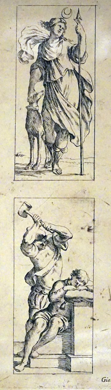 Tarotkort fra det 17. århundrede af Giuseppe Maria Mitelli af Giuseppe Maria Mitelli