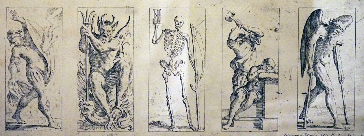 Tarotkort fra det 17. århundrede af Giuseppe Maria Mitelli af Giuseppe Maria Mitelli