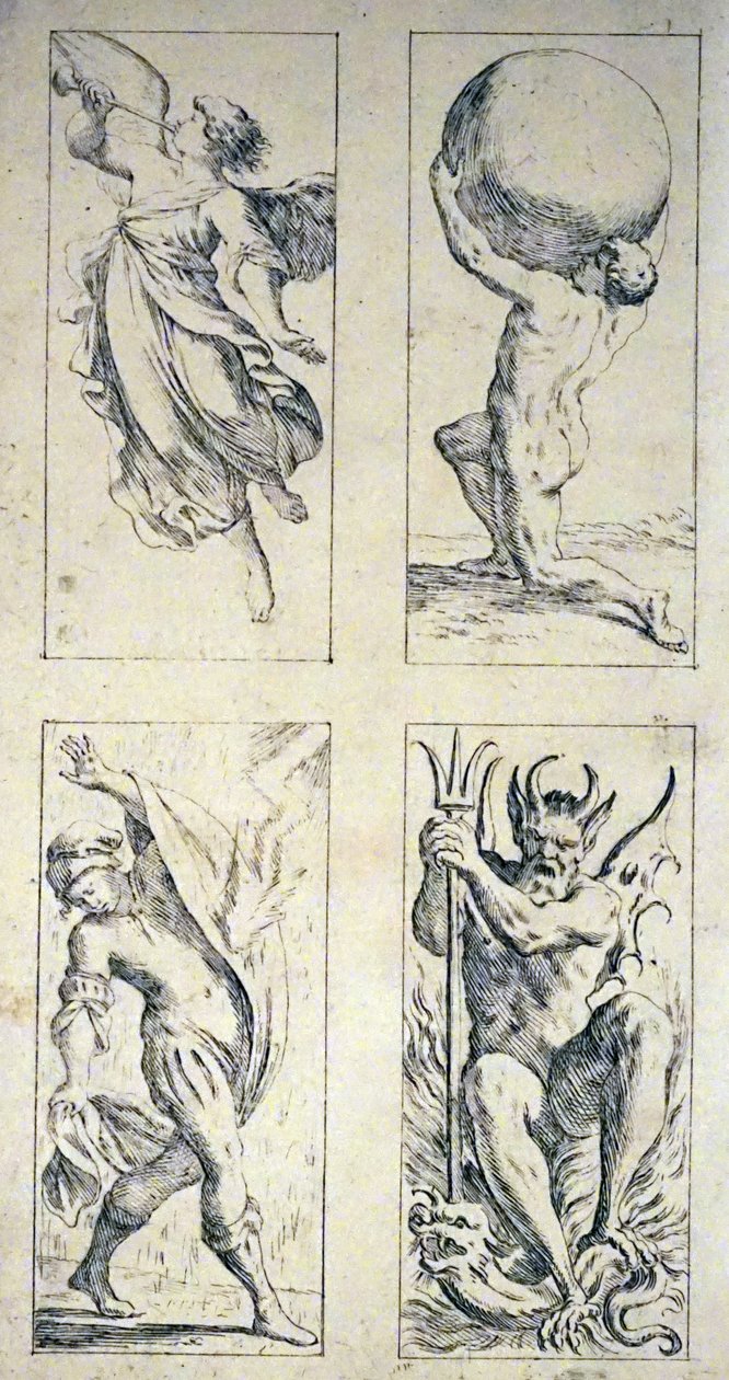Tarotkort fra det 17. århundrede af Giuseppe Maria Mitelli af Giuseppe Maria Mitelli