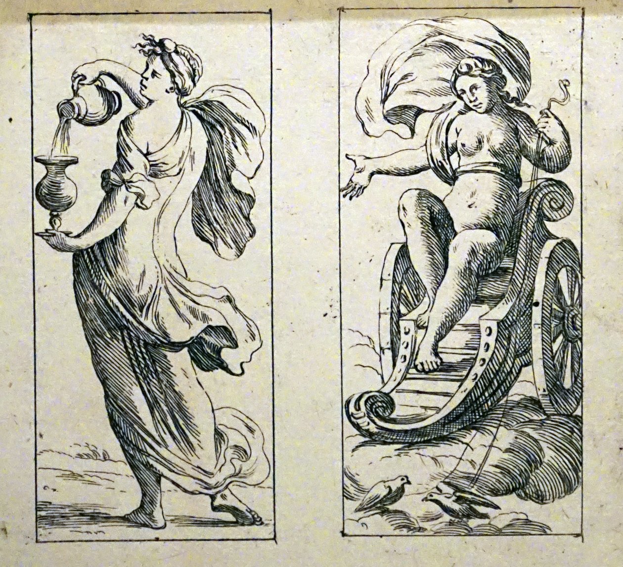 Tarotkort fra det 17. århundrede af Giuseppe Maria Mitelli af Giuseppe Maria Mitelli