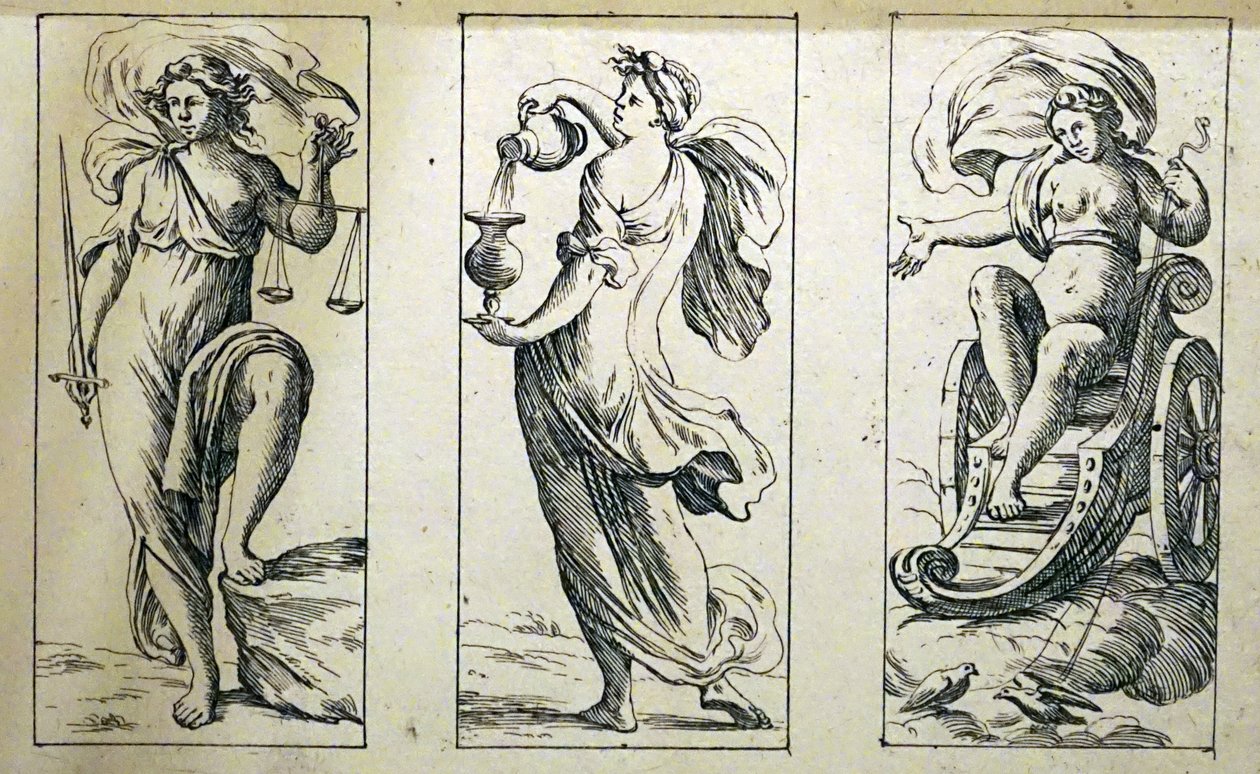 Tarotkort fra det 17. århundrede af Giuseppe Maria Mitelli af Giuseppe Maria Mitelli