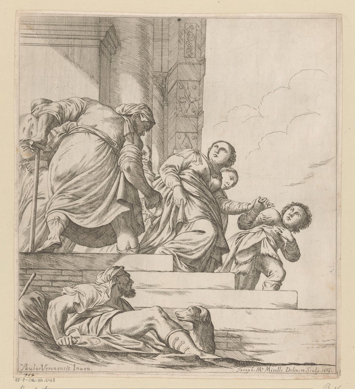 Dronning Vashti er forvist af Giuseppe Maria Mitelli