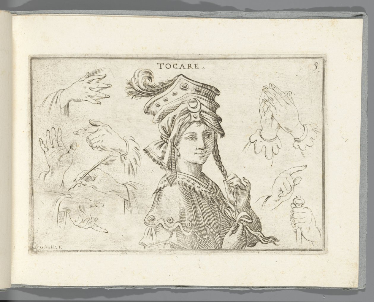 Smag Tocare (titel på objekt) af Giuseppe Maria Mitelli