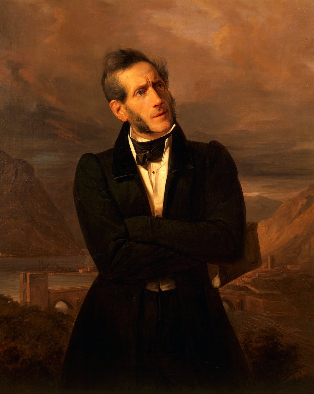 Portræt af Alessandro Manzoni (Milano af Giuseppe Molteni
