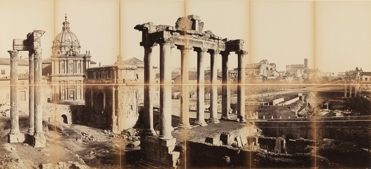 Udsigt over Forum Romanum af Giuseppe Ninci