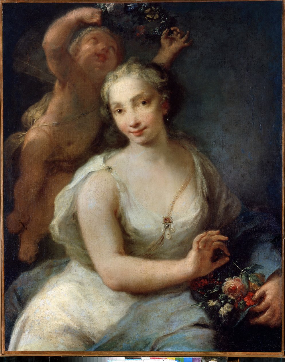 Forår. Forår (Primavera). Maleri af Giuseppe Nogari (1699-1763), før 1757. Venetiansk kunst. Olie på lærred. Eremitagemuseet Sankt Petersborg. af Giuseppe Nogari
