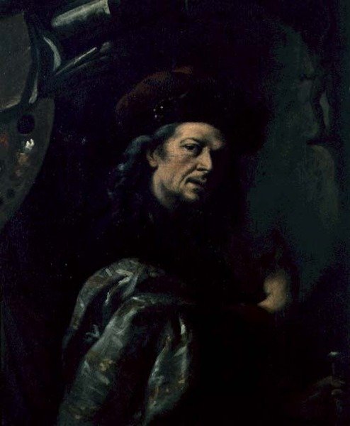 Selvportræt (olie på lærred) af Giuseppe Nuvolone