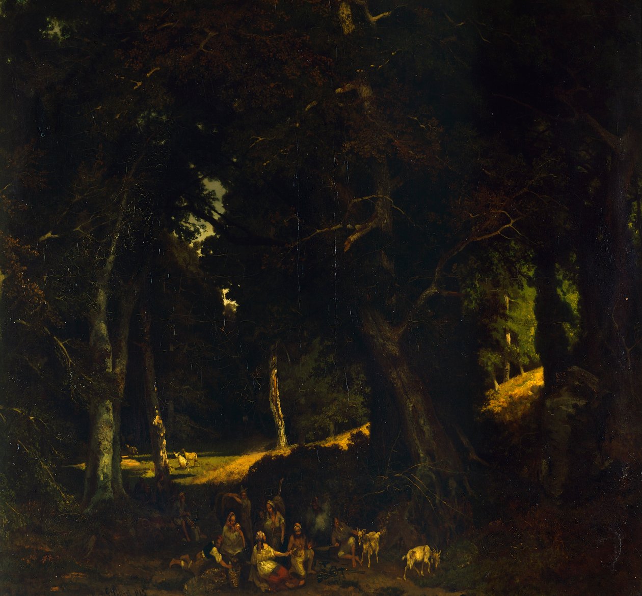 Gypsy Encampment, af Giuseppe Palizzi af Giuseppe Palizzi