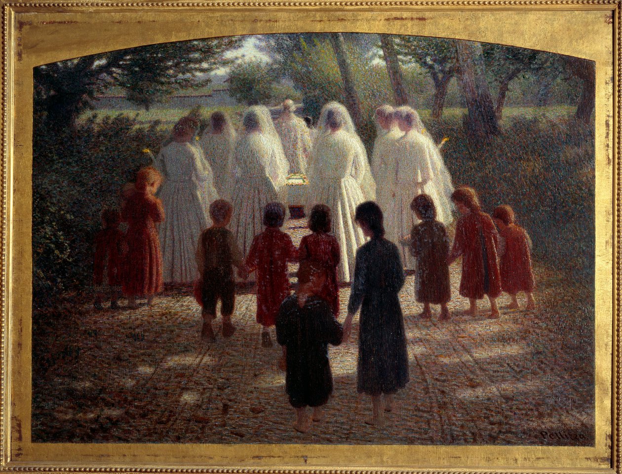 Flower Broken Maleri af Giuseppe Pellizza da Volpedo (1868-1907) 1902 Søn.0,79x1,07 m Paris, musee d
