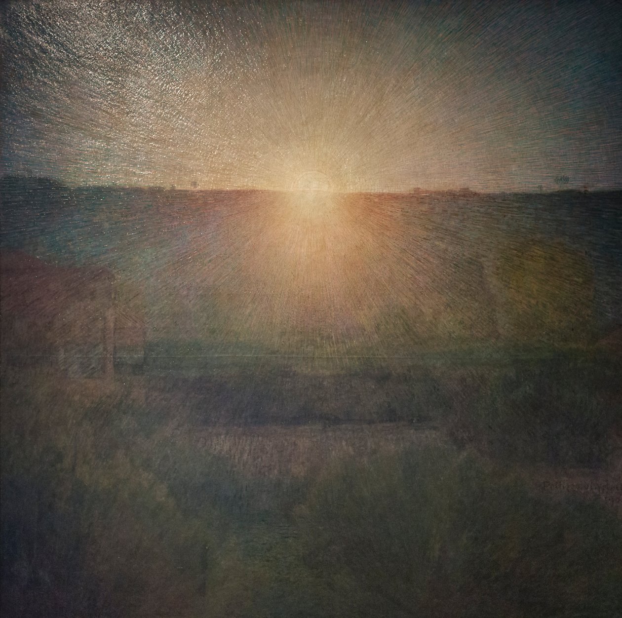 Den opgående sol af Giuseppe Pellizza da Volpedo