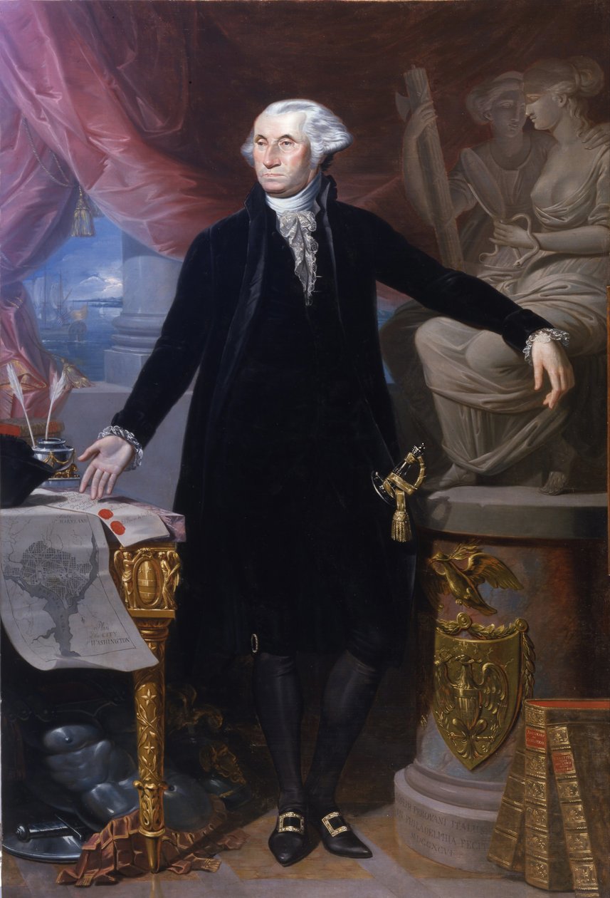 Portræt af George Washington af Giuseppe Perovani