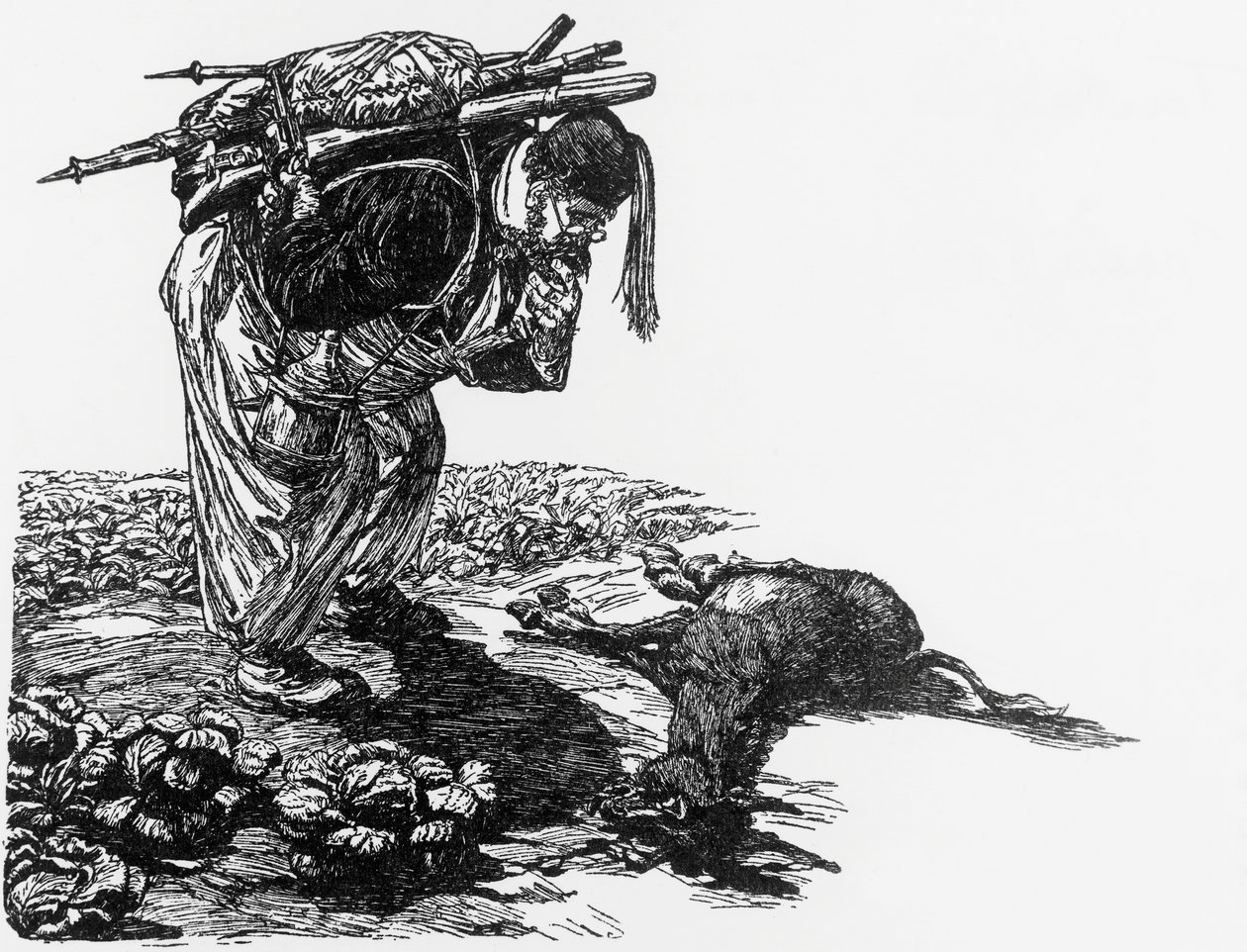 Tartarin og en bøn for Tartarin på Alperne af Alphonse Daudet, Milano af Giuseppe Porcheddu