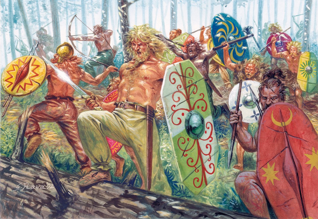 Horde af germanske krigere - Horde af germanske krigere - af Giuseppe Rava