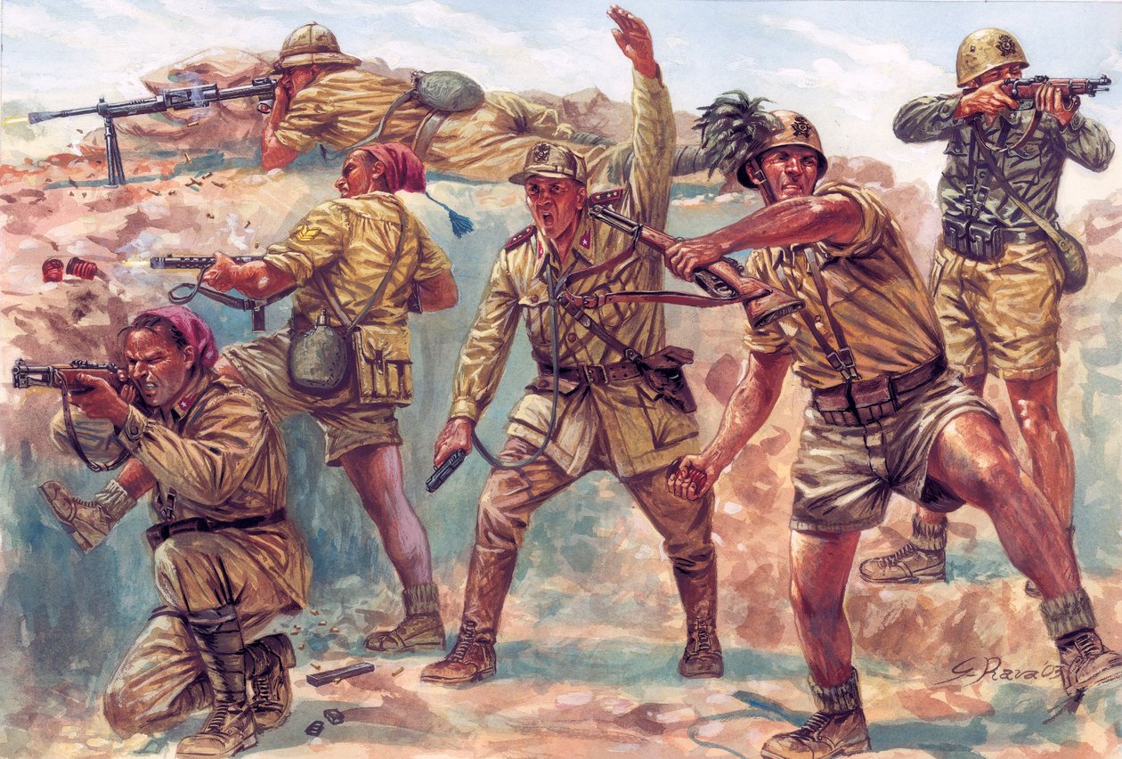 Anden Verdenskrig: Italienske bersaglieri i Libyen under den italienske besættelse mellem 1934 og 1943 - WWII: the italian Bersaglieri during italian occupation of Libya af Giuseppe Rava