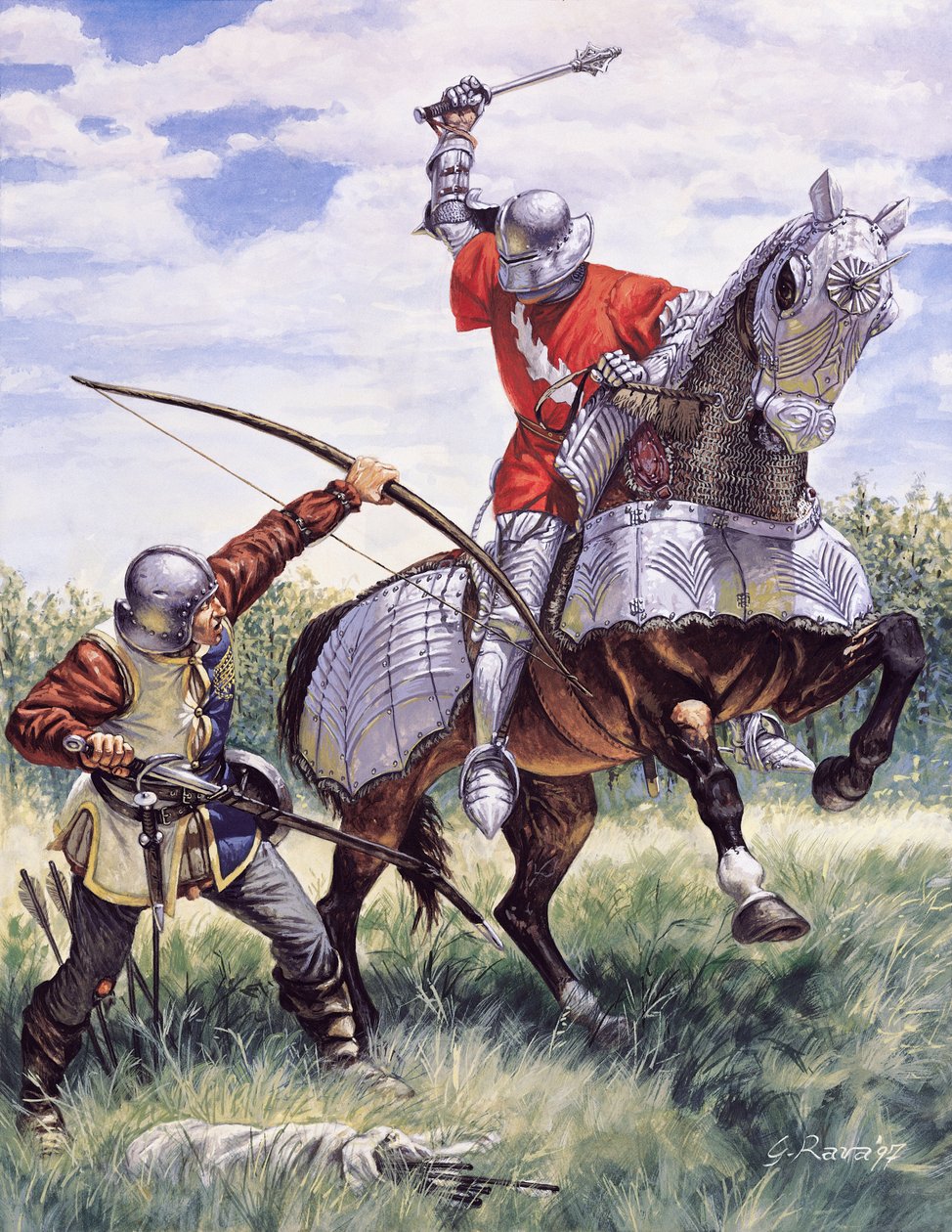 De to rosers krig (1455-1485): Kampen mellem kongehuset York og kongehuset Lancaster - The War of the Roses: battle fought between the House of York and the House of Lancaster - (Rosernes krig: kampen mellem kongehuset York og kongehuset Lancaster) af Giuseppe Rava