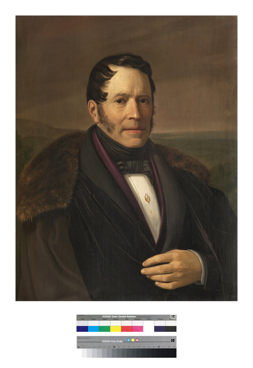 Portræt af Giorgio Guglielmo Sartorio af Giuseppe Tominz
