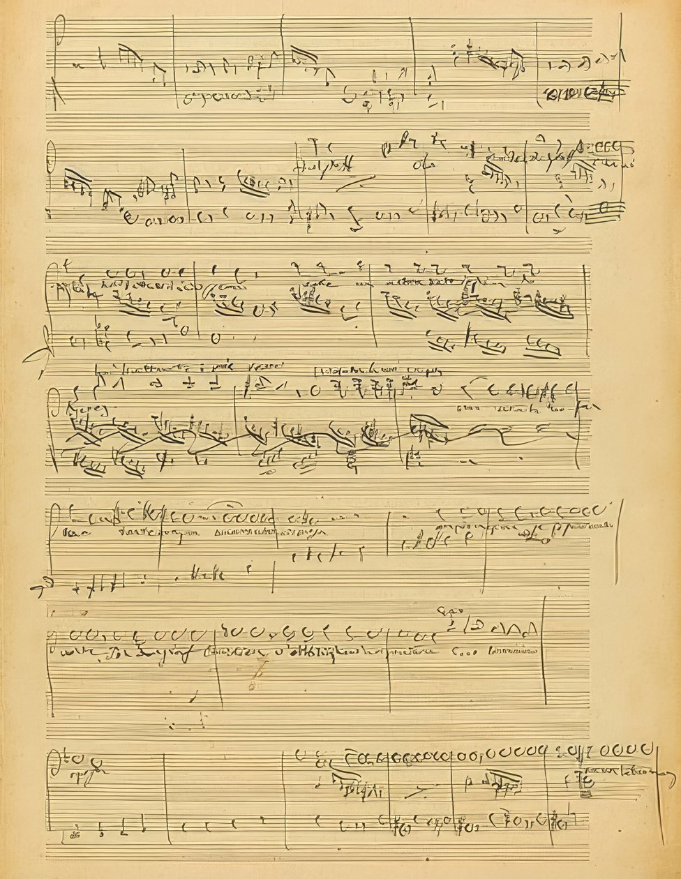 Autograf: Falstaff, opera i tre akter. 1894 af Giuseppe Verdi