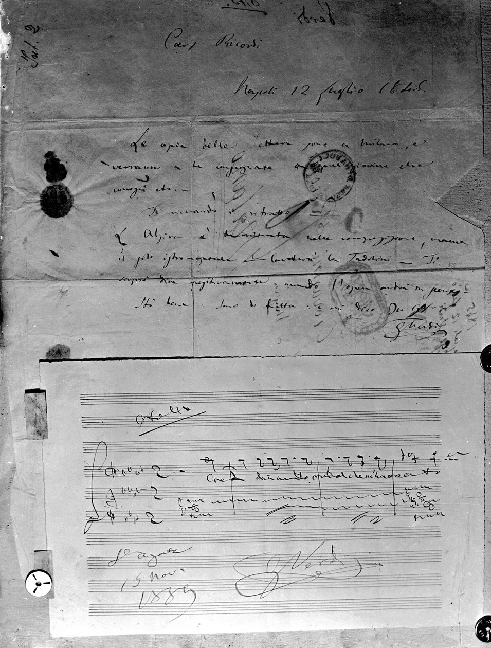 Korrespondance skrevet af Giuseppe Verdi af Giuseppe Verdi