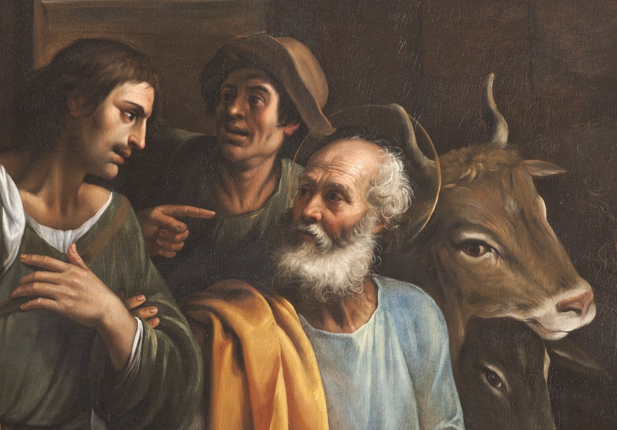 Fødselen, detalje af Giuseppe Vermiglio