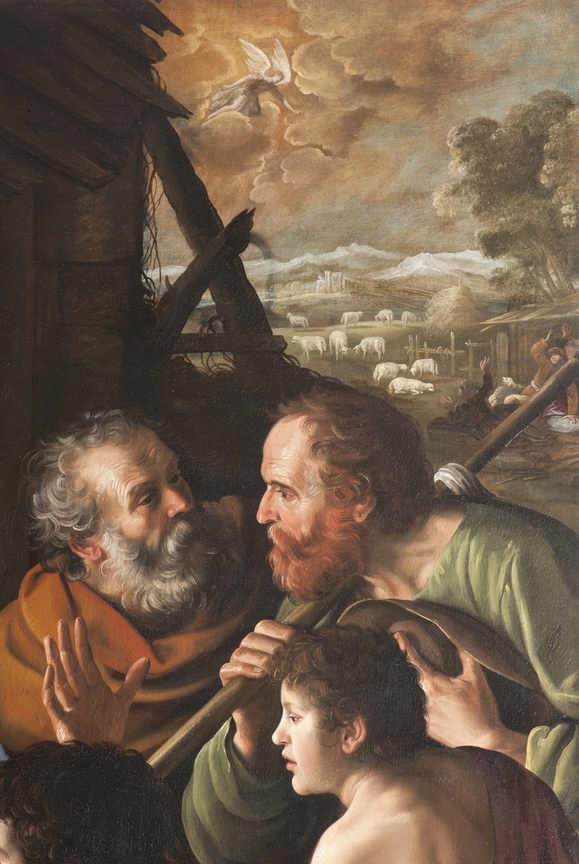 Fødselen, detalje af Giuseppe Vermiglio
