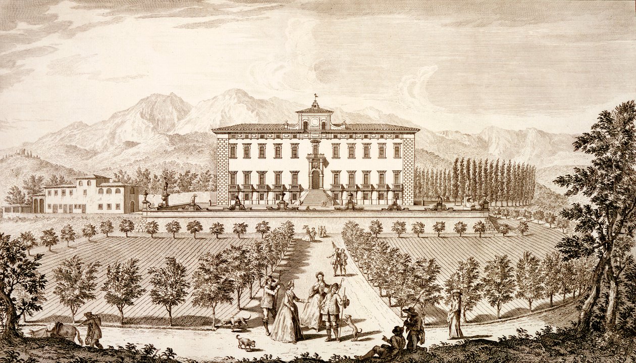 Udsigt over Villa del Barone, fra 