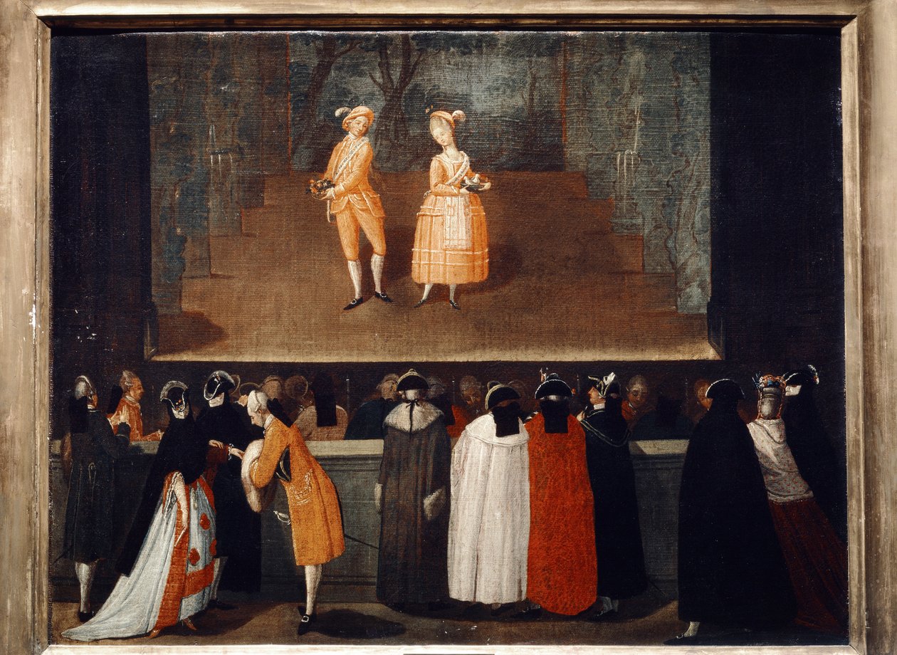 OPERA: Intermezzo, slutningen af det 18. århundrede (olie) af Giuseppe de Albertis