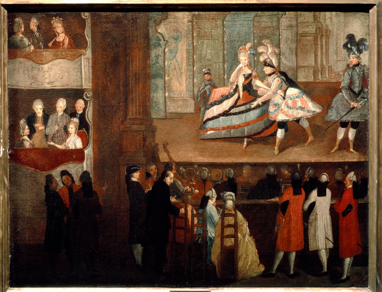 Opera Serie, slutningen af det 18. århundrede (olie) af Giuseppe de Albertis