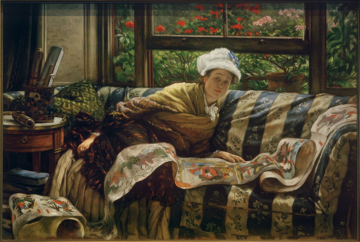 Portræt af en dame af Giuseppe de Nittis