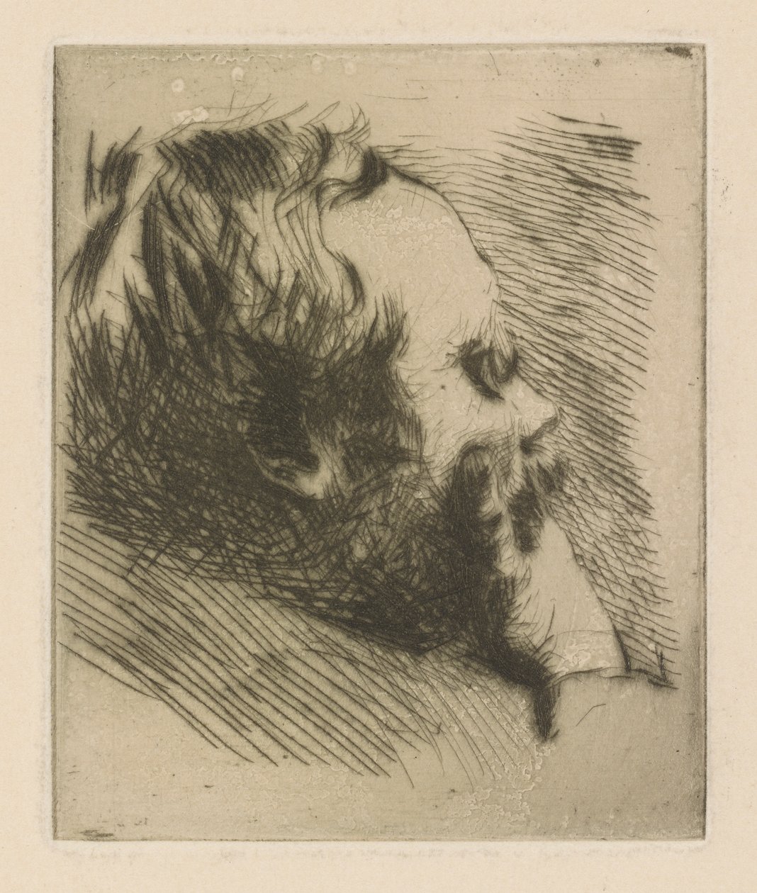 Portræt af Edgar Degas af Giuseppe de Nittis