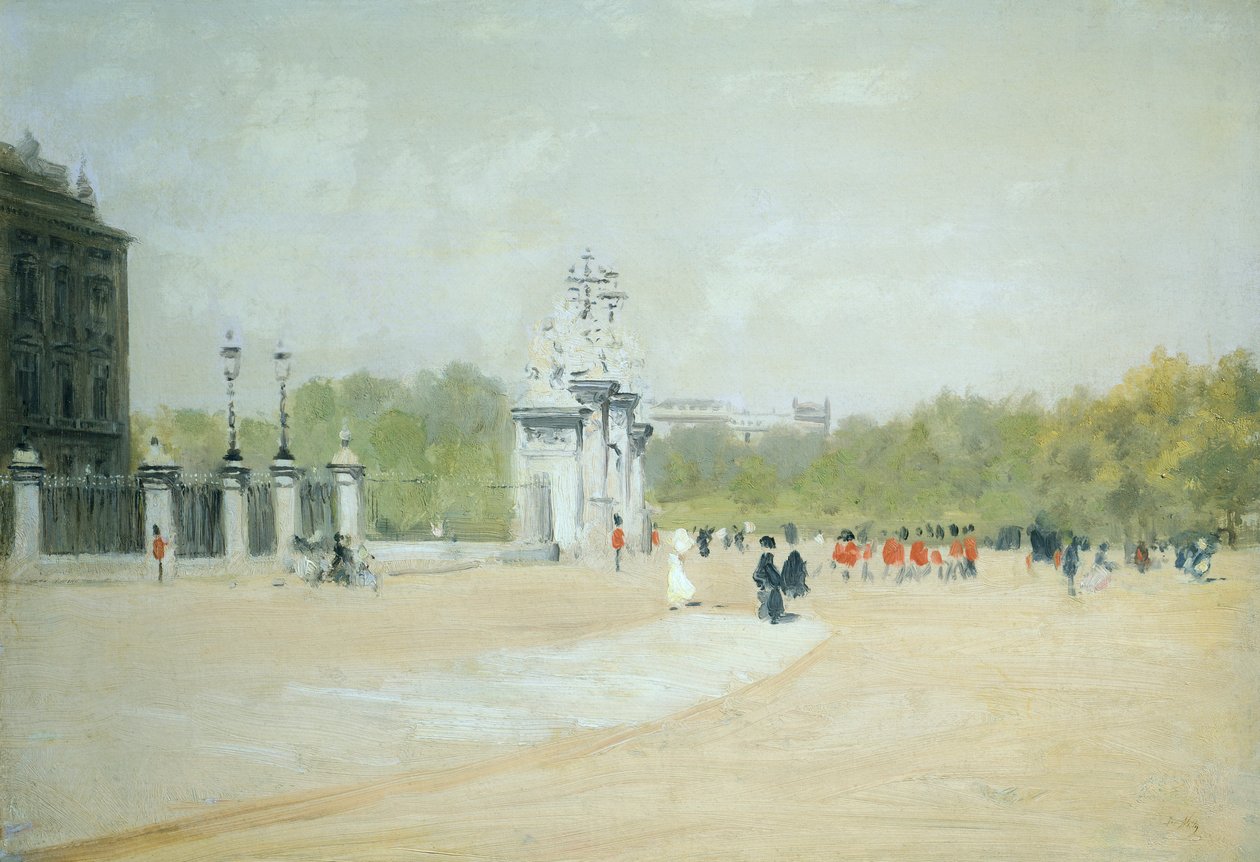 Buckingham Palace af Giuseppe or Joseph de Nittis