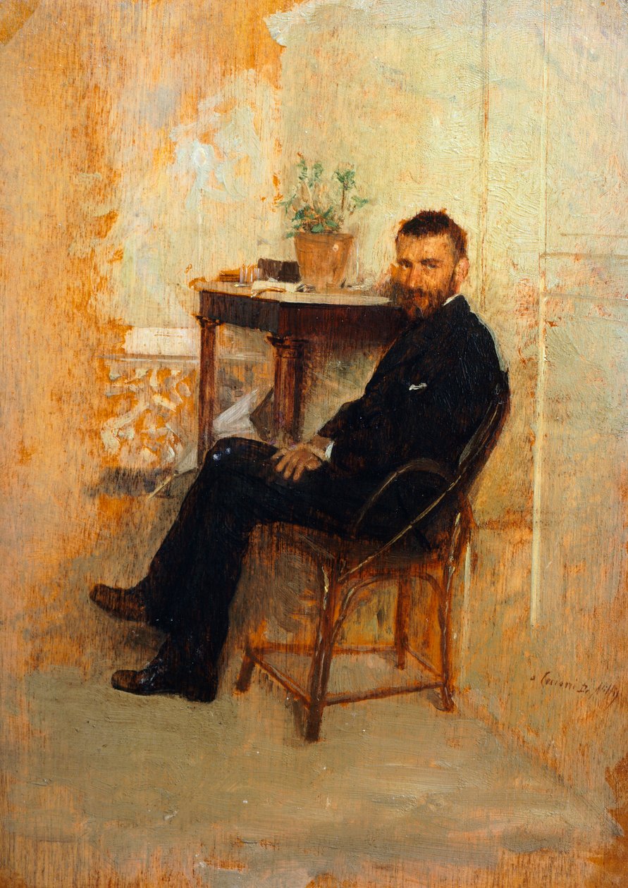 Fra toppen af bussen, af Giuseppe de Nittis (1846-1884) af Giuseppe or Joseph de Nittis