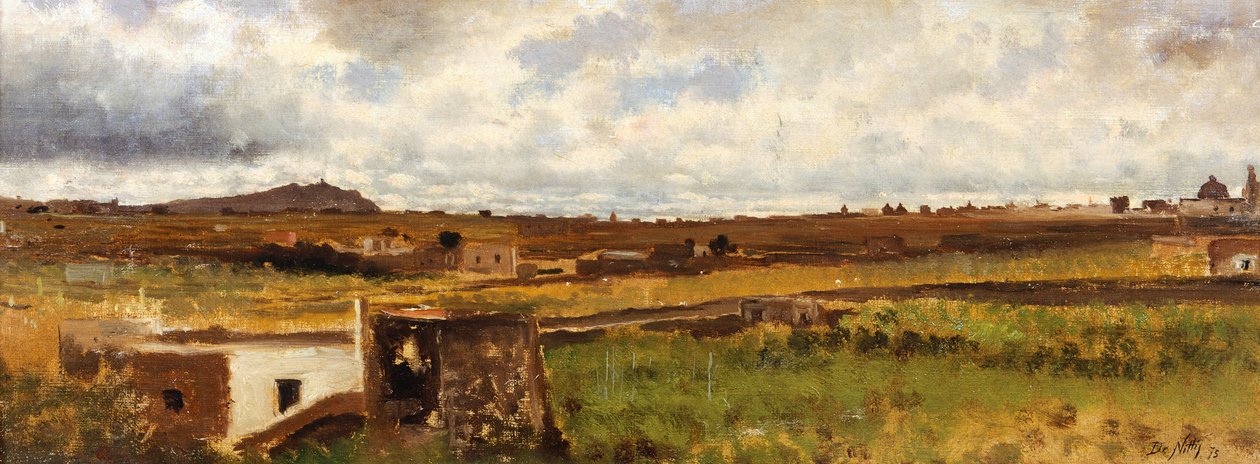 Landskab af Giuseppe or Joseph de Nittis