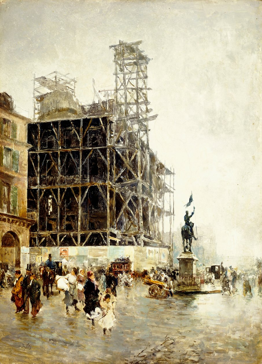 Pyramidernes plads, af Giuseppe or Joseph de Nittis