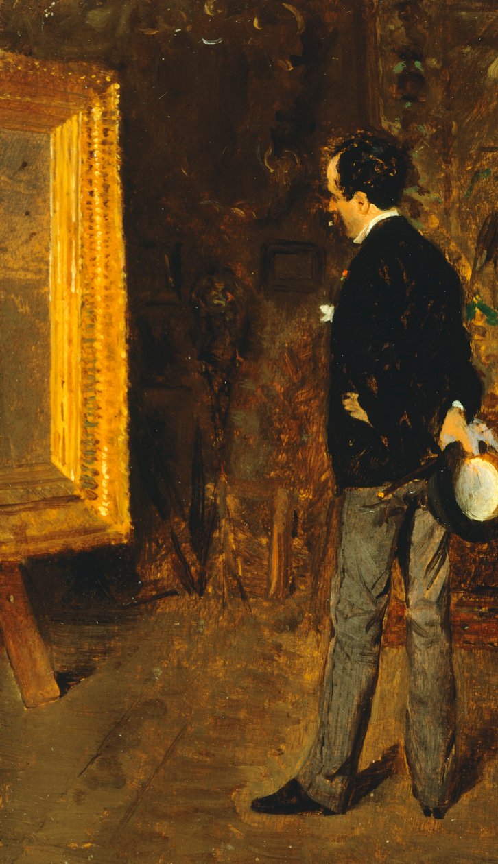 Portræt af journalist Martino Cafiero, af Giuseppe de Nittis af Giuseppe or Joseph de Nittis